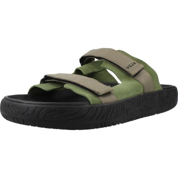 Sandały VEJA AP3221037B Zielony. Zielone sandały męskie Veja, ze skóry, bez zapięcia. Za 495.99 zł.