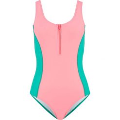 Kostium kąpielowy bonprix różowo-zielony. Czerwone kostiumy jednoczęściowe damskie bonprix. Za 59.99 zł.