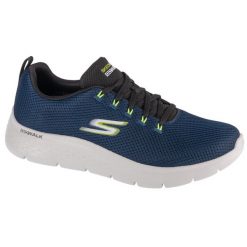 Buty sportowe Sneakersy męskie, Go Walk Flex - Vespid. Niebieskie buty sportowe męskie Skechers, bez zapięcia, trekkingowe. Za 279.99 zł.