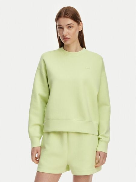 Lacoste Bluza SF0046 Zielony jasny Oversize. Zielone bluzy damskie Lacoste, bez wzorów, z bawełny, bez kaptura. Za 551.99 zł.
