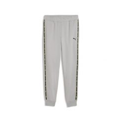 Spodnie do biegania Puma Cat Logo. Szare spodnie sportowe męskie Puma, m, bez wzorów, z dresówki, do biegania. Za 242.50 zł.