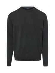 Andrew James sweter z czystego kaszmiru Mężczyźni Kaszmir (100%) szary|zielony, XL. Szare swetry przez głowę męskie Andrew James, m, bez wzorów, z kaszmiru, bez kołnierzyka. Za 749.95 zł.
