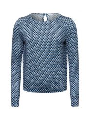 Opus koszulka z długim rękawem - Sutha Kobiety wiskoza niebieski, 40. Niebieskie t-shirty damskie Opus, bez wzorów, z wiskozy, street, bez kołnierzyka. Za 149.95 zł.