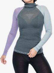 Bluza termoaktywna damska Ortovox 120 Comp Light Hoody. Zielone bluzy damskie ORTOVOX, na zimę, m, bez wzorów, z dzianiny. Za 473.00 zł.