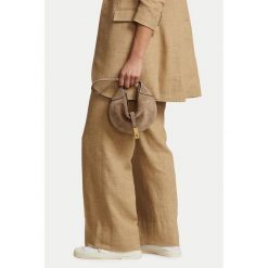 Torebka Polo Ralph Lauren. Brązowe torebki do ręki damskie Polo Ralph Lauren, bez wzorów, klasyczne, bez dodatków. Za 2,199.00 zł.