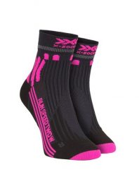 Skarpety biegowe damskie X-Socks Run Speed Two 4.0. Czarne skarpety damskie X-Socks, bez wzorów, z materiału. Za 65.00 zł.