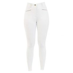 Damskie spodnie jeździeckie o pełnej przyczepności ANKY Prospect C-Wear. Białe spodnie materiałowe damskie ANKY, s, bez wzorów, z materiału. Za 662.50 zł.