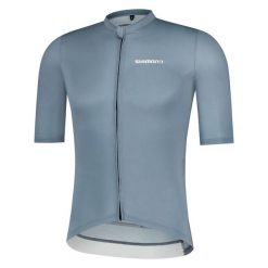Dżersej z krótkim rękawem Shimano Suki. Niebieskie buty sportowe męskie Shimano, z dżerseju, bez zapięcia, rowerowe. Za 584.50 zł.