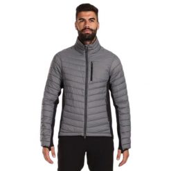 Kurtka puchowa Kilpi Actis. Szare kurtki męskie Kilpi, xl, bez wzorów, z nylonu, sportowe, bez kaptura. Za 525.33 zł.