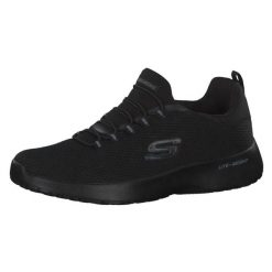 Buty sportowe męskie Skechers Dynamight. Czarne buty sportowe męskie Skechers, bez zapięcia. Za 390.00 zł.
