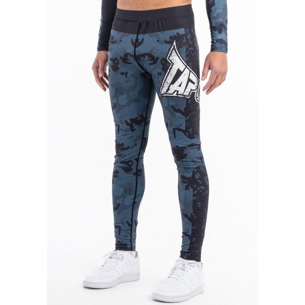 Legginsy o regularnym kroju Tapout Patton. Brązowe legginsy sportowe męskie TAPOUT, bez wzorów, na jogę i pilates. Za 215.00 zł.