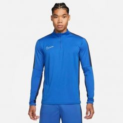 Bluza treningowa męska Nike Academy 23 Dril Top. Białe bluzy męskie Nike, m, bez wzorów, z materiału, bez kaptura, na fitness i siłownię, dri-fit (nike). Za 189.99 zł.