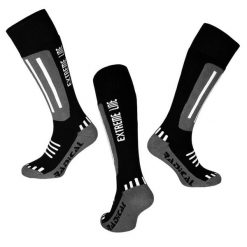 Skarpetki narciarskie dla dorosłych Rough Radical Extreme line. Szare skarpety damskie ROUGH RADICAL, bez wzorów. Za 39.90 zł.