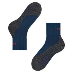Krótkie skarpetki Falke TK2 Explore Cool. Niebieskie skarpety męskie Falke, bez wzorów, z lyocellu. Za 179.50 zł.