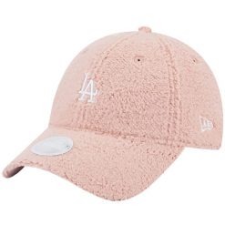 Czapka z daszkiem damska New Era Wmns 9FORTY Teddy Los Angeles Dodgers Cap. Czerwone czapki i kapelusze damskie New Era, bez wzorów, z materiału, sportowe. Za 139.99 zł.