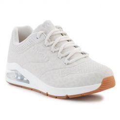 Buty do chodzenia damskie Skechers 155642OFWT. Szare obuwie sportowe damskie Skechers, bez wzorów, z materiału, trekkingowe. Za 473.00 zł.