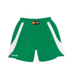 Szorty damskie Spalding Jam. Zielone spodnie sportowe damskie Spalding, bez wzorów, z dresówki, sportowe, do koszykówki. Za 161.00 zł.