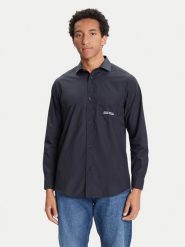 Armani Exchange Koszula XM000959 AF12994 UB101 Granatowy Regular Fit. Niebieskie koszule męskie Armani Exchange, m, bez wzorów, z bawełny, bez kołnierzyka, bez ramiączek. Za 479.99 zł.