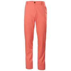 Damskie spodnie o regularnym kroju Helly Hansen Dock chinos. Czerwone spodnie sportowe damskie Helly Hansen, bez wzorów. W wyprzedaży za 266.25 zł.
