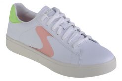 Buty do chodzenia damskie Skechers Eden Lx-top Grade. Białe obuwie sportowe damskie Skechers, bez wzorów, z materiału, trekkingowe. Za 199.99 zł.