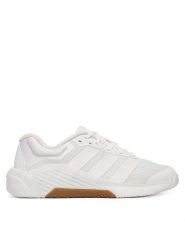 Adidas Buty na siłownię Dropset 4 JR4661 Biały. Białe obuwie sportowe damskie Adidas, bez wzorów, z materiału, na fitness i siłownię. Za 569.99 zł.