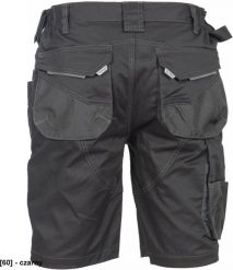 DAYBORO szorty - męskie spodnie robocze, odblaskowe elementy, 100 % TRIFIBETEX - czarny 56. Czarne krótkie spodenki sportowe męskie CERVA, m, bez wzorów. Za 180.76 zł.