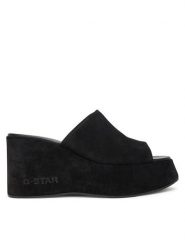 G-Star Raw Klapki FARI-118925 Czarny. Czarne klapki damskie G-Star Raw, bez wzorów, ze skóry, retro, bez obcasa. Za 439.99 zł.