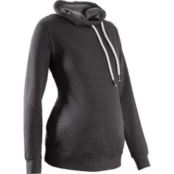 Bluza ciążowa z dużym kołnierzem bonprix antracytowy melanż. Bluzy damskie marki KALENJI. Za 79.99 zł.