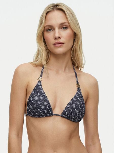 Guess Góra od bikini E6GJ48 KCBJ0 Granatowy. Niebieskie bikini damskie Guess, s, z aplikacjami. Za 159.99 zł.