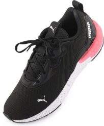 Damskie buty sportowe Puma Wms Cell Initiate Speckle Black Sunblaze Black. Czarne obuwie sportowe damskie Puma, z aplikacjami, z materiału, trekkingowe. Za 422.99 zł.