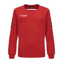 Bluza do piłki ręcznej dla dzieci Hummel hmlAUTHENTIC Training. Niebieskie bluzy dla chłopców Hummel, bez wzorów, bez ramiączek, bez kaptura. W wyprzedaży za 140.00 zł.
