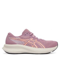 Buty do biegania Asics. Czerwone obuwie sportowe damskie Asics, bez wzorów, do biegania. Za 269.99 zł.