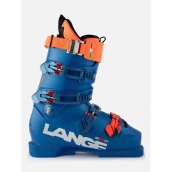 Buty narciarskie LANGE World Cup RS 140 Vibrant Blue. Niebieskie buty sportowe męskie LANGE, bez zapięcia, narciarskie. Za 3,100.00 zł.