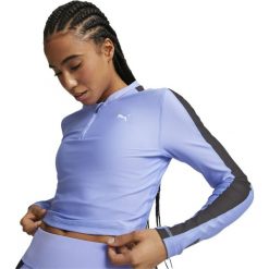 Bluza Puma Fit Eversculpt 14 Zip, Kobiety. Czarne bluzy sportowe damskie Puma, bez wzorów, z poliesteru, na fitness i siłownię. Za 290.00 zł.