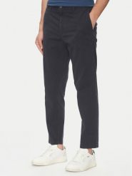 BOSS Chinosy 50536722 Granatowy Tapered Fit. Niebieskie eleganckie spodnie męskie Boss, m, bez wzorów, z bawełny. Za 339.99 zł.