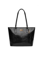 DeeZee Torebka DZE-S-004-07 Czarny. Czarne torebki do ręki damskie DeeZee, bez wzorów, z materiału, bez dodatków. Za 149.99 zł.