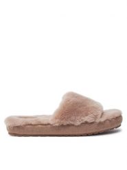 EMU Australia Kapcie Mckay W13088 Brązowy. Brązowe kapcie damskie Emu Australia, bez wzorów, ze skóry. Za 299.99 zł.