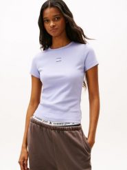 Tommy Jeans Koszulka Kobiety Bawełna niebieski, M. Niebieskie t-shirty damskie Tommy Jeans, m, bez wzorów, z bawełny, bez kołnierzyka. Za 139.95 zł.