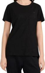 4f Koszulka damska 4F F3308 czarna 4FWMM00TTSHF3308 20S L. Czarne t-shirty damskie 4f, l, bez wzorów, bez kołnierzyka. Za 40.36 zł.