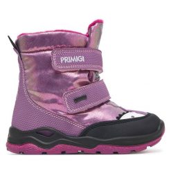 Śniegowce Primigi. Fioletowe śniegowce dziewczęce Primigi, z gore-texu, bez zapięcia. Za 309.99 zł.