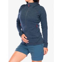Bluza z kapturem damska Rab Nexus Hoody. Niebieskie bluzy damskie RAB, xl, bez wzorów, z kapturem. Za 287.99 zł.