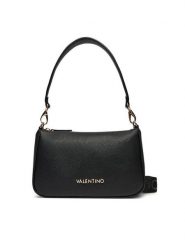 Valentino Torebka Never VBS8GL13 Czarny. Czarne listonoszki damskie Valentino, bez wzorów, ze skóry, bez dodatków. Za 389.99 zł.