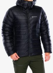 Kurtka puchowa Montane Alpine 850 Hoodie. Czarne kurtki męskie Montane, l, bez wzorów, z materiału, bez kaptura. Za 1,403.59 zł.