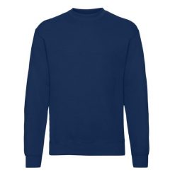 Klasyczna Bluza Rozpinana Unisex Dla Dorosłych. Niebieskie bluzy męskie Fruit of the Loom, m, bez wzorów, bez kaptura. Za 79.99 zł.