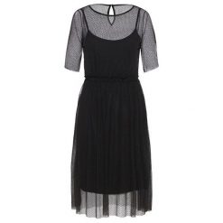 Vero Moda Linna 2/4 Blk Dress Jrs Black (rozmiar M). Czarne spódnice damskie Vero Moda, m, bez wzorów, bez kołnierzyka, bez ramiączek. W wyprzedaży za 101.00 zł.