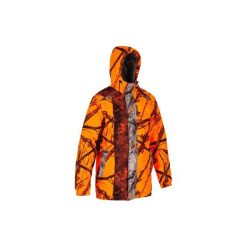 Kurtka myśliwska 100 camo fluo ŚOI. Kurtki męskie marki SOLOGNAC. Za 249.99 zł.