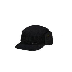 Czapka typu snapback Barts Rayner. Czarne czapki i kapelusze męskie Barts, bez wzorów. Za 171.35 zł.