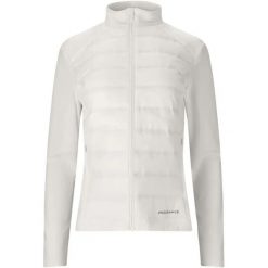 Damska kurtka hybrydowa Endurance Reitta. Białe kurtki sportowe damskie Endurance, bez wzorów, bez kaptura, do biegania. Za 389.00 zł.