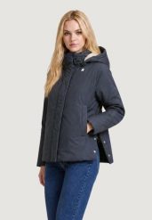 Kurtka anorak Kobieta K-WAY Marlette Twill Soft Beaver. Szare kurtki damskie K-Way, l, bez wzorów, z poliesteru. Za 1,246.71 zł.
