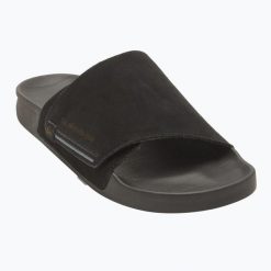 Klapki męskie Quiksilver Rivi Suede. Brązowe klapki męskie Quiksilver. Za 199.99 zł.